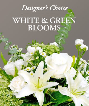 Blossom Shop Designer's Choice - White & Green