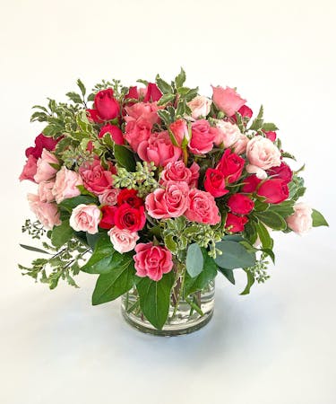 Mixed Spray Rose Vase